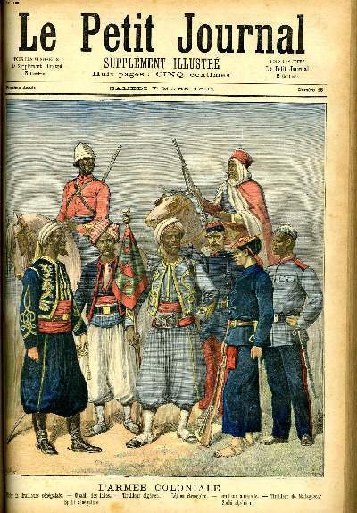 LE PETIT JOURNAL - supplément illustré numéro 15 - L'ARMEE …