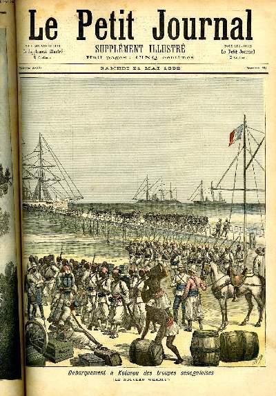 LE PETIT JOURNAL - supplément illustré numéro 78 - DEBARQUEMENT …