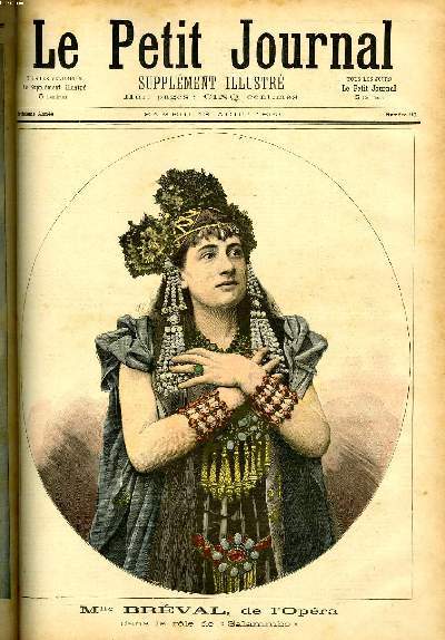 LE PETIT JOURNAL - supplément illustré numéro 90 - Mlle …