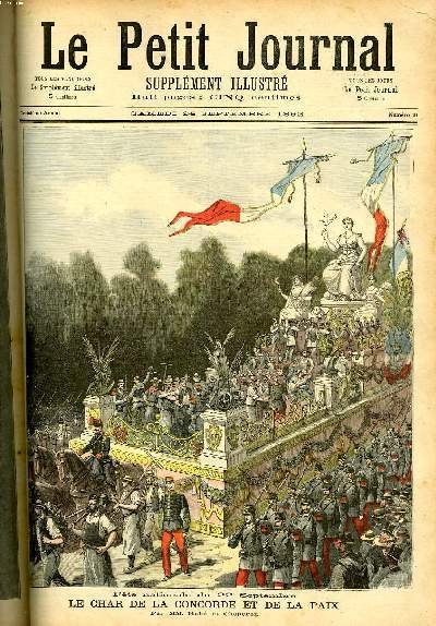 LE PETIT JOURNAL - supplément illustré numéro 96 - FETE …