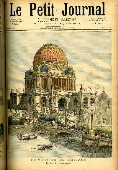 LE PETIT JOURNAL - supplément illustré numéro 130 - EXPOSITION …