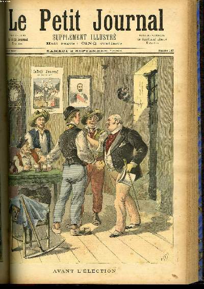 LE PETIT JOURNAL - supplément illustré numéro 145 - AVANT …