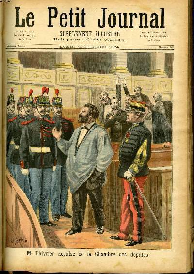 LE PETIT JOURNAL - supplément illustré numéro 169 - M. …