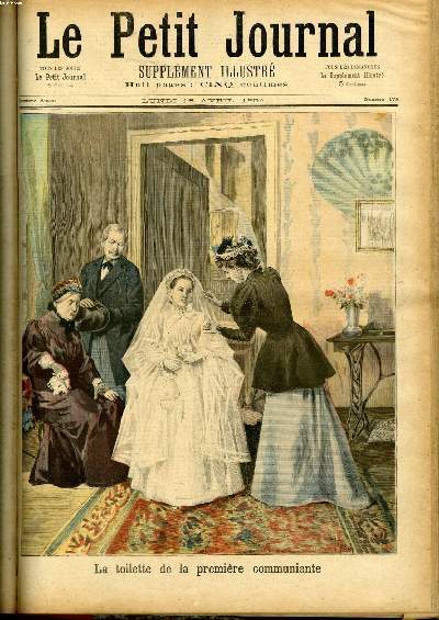 LE PETIT JOURNAL - supplément illustré numéro 178 - LA …