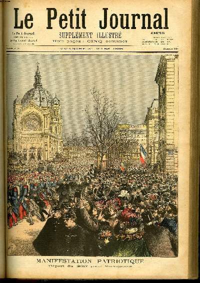 LE PETIT JOURNAL - supplément illustré numéro 227 - MANIFESTATION …