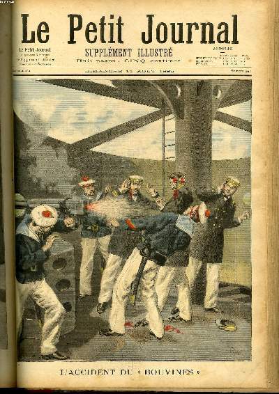 LE PETIT JOURNAL - supplément illustré numéro 247 - L'ACCIDENT …