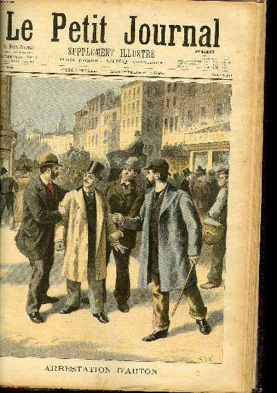 LE PETIT JOURNAL - supplément illustré numéro 263 - ARRESTATION …
