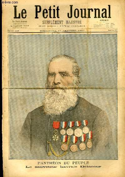 LE PETIT JOURNAL - supplément illustré numéro 322 - PANTHEON …