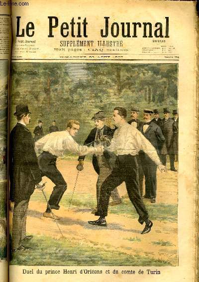 LE PETIT JOURNAL - supplément illustré numéro 354 - DUEL …