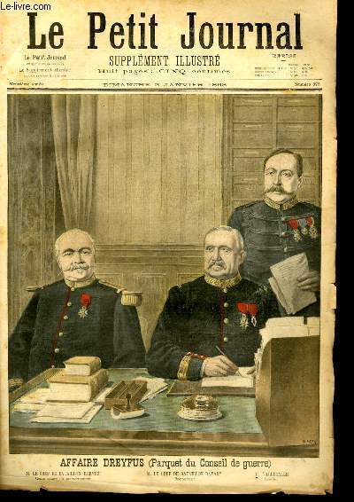 LE PETIT JOURNAL - supplément illustré numéro 372 - AFFAIRE …