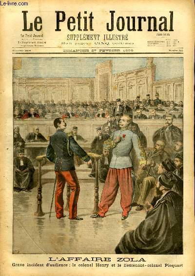 LE PETIT JOURNAL - supplément illustré numéro 380 - L'AFFAIRE …