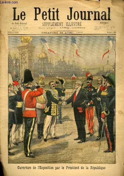 LE PETIT JOURNAL - supplément illustré numéro 492 - OUVERTURE …