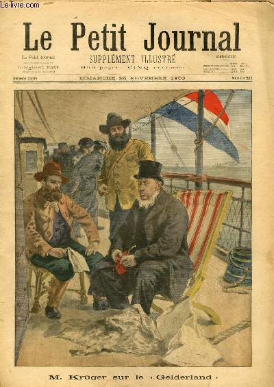 LE PETIT JOURNAL - supplément illustré numéro 523 - M. …