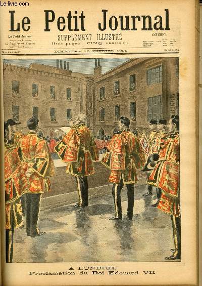 LE PETIT JOURNAL - supplément illustré numéro 534 - A …