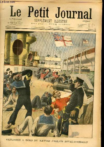 LE PETIT JOURNAL - supplément illustré numéro 576 - EXPLOSION …