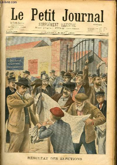 LE PETIT JOURNAL - supplément illustré numéro 598 - RESULTAT …