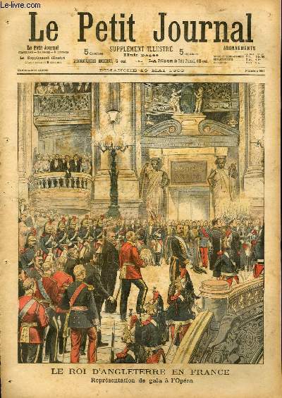 LE PETIT JOURNAL - supplément illustré numéro 651 - LE …