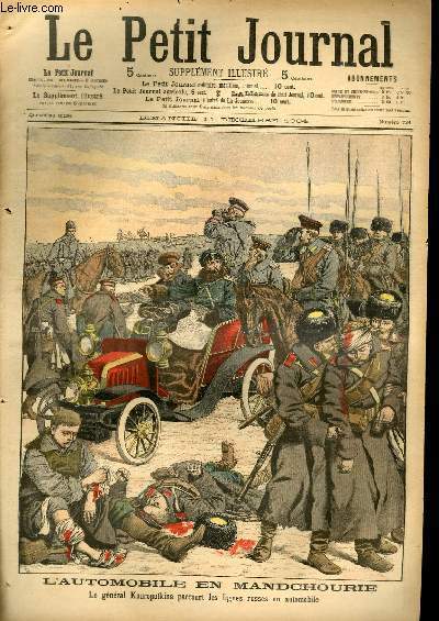 LE PETIT JOURNAL - supplément illustré numéro 734 - L'AUTOMOBILE …