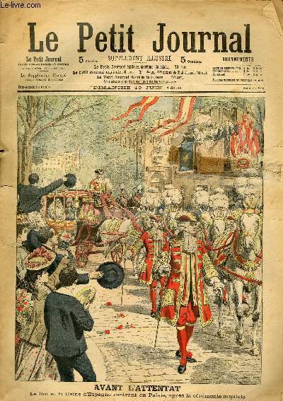 LE PETIT JOURNAL - supplément illustré numéro 812 - AVANT …