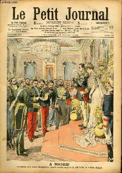 LE PETIT JOURNAL - supplément illustré numéro 813 - A …