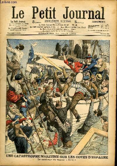 LE PETIT JOURNAL - supplément illustré numéro 822 - UNE …