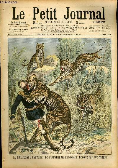 LE PETIT JOURNAL - supplément illustré numéro 825 - LE …