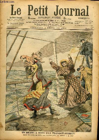 LE PETIT JOURNAL - supplément illustré numéro 837 - UN …