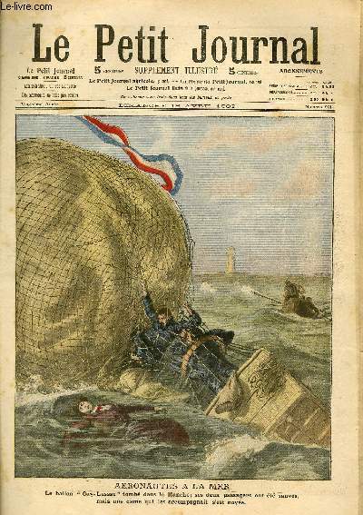 LE PETIT JOURNAL - supplément illustré numéro 961 - AERONAUTES …