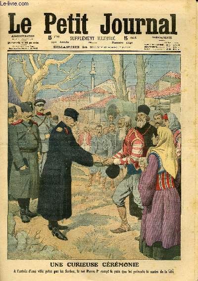 LE PETIT JOURNAL - supplément illustré numéro 1149 - UNE …