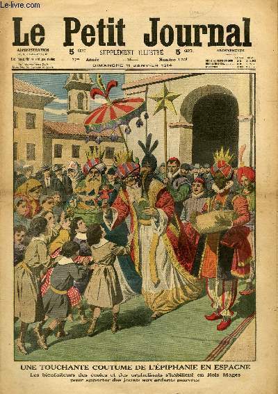 LE PETIT JOURNAL - supplément illustré numéro 1208 - UNE …