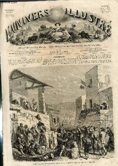 L'UNIVERS ILLUSTRE - DEUXIEME ANNEE N° 57 - Arrivée d'un …