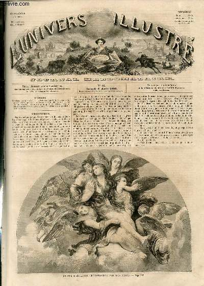 L'UNIVERS ILLUSTRE - DEUXIEME ANNEE N° 64 - Sainte Madeleine …