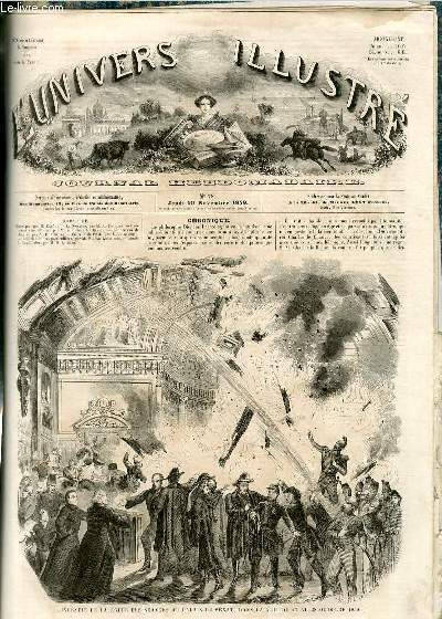 L'UNIVERS ILLUSTRE - DEUXIEME ANNEE N° 78 - Incendie de …