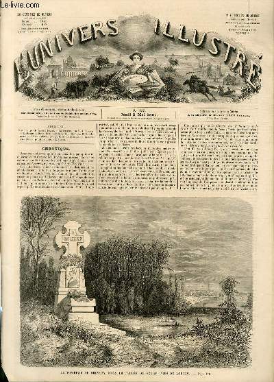 L'UNIVERS ILLUSTRE - QUATRIEME ANNEE N° 155 - Le tombeau …