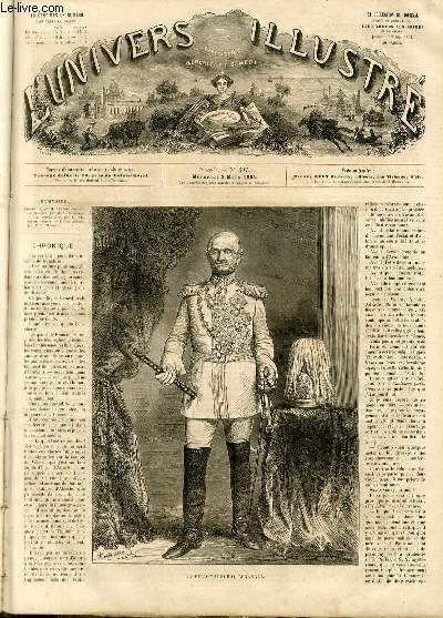 L'UNIVERS ILLUSTRE - SEPTIEME ANNEE N° 307 - Le Feld-Maréchal …