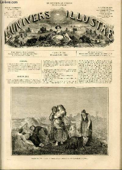 L'UNIVERS ILLUSTRE - HUITIEME ANNEE N° 433 Salon de 1865