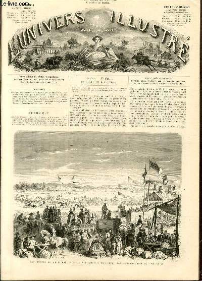 L'UNIVERS ILLUSTRE- NEUVIEME ANNEE N° 545 Les courses de Schleithal, …