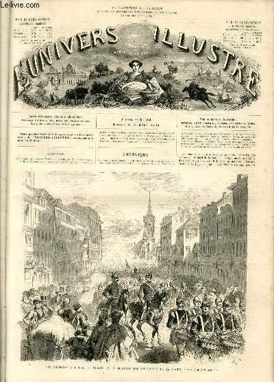 L'UNIVERS ILLUSTRE- NEUVIEME ANNEE N° 561 Les prussiens à Lfipzig