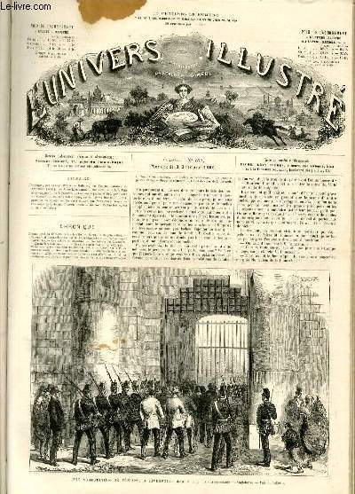 L'UNIVERS ILLUSTRE- NEUVIEME ANNEE N° 577 Une arrestation de Fénians, …