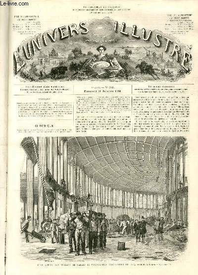 L'UNIVERS ILLUSTRE- NEUVIEME ANNEE N° 585 Etat actuel des travaux …