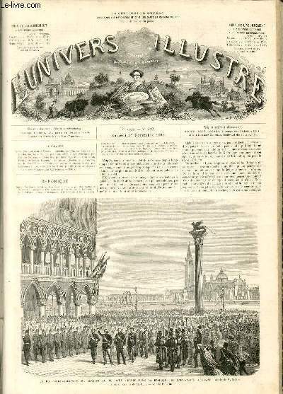 L'UNIVERS ILLUSTRE- NEUVIEME ANNEE N° 592 Le roi Victor-Emmanuel se …