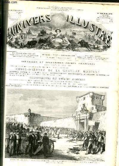 L'UNIVERS ILLUSTRE- ONZIEME ANNEE N° 728 Evènements d'Espagne - Le …