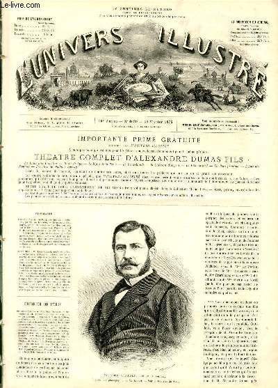 L'UNIVERS ILLUSTRE - DIX-HUITIEME ANNEE N° 1039 M. Léon Renault, …