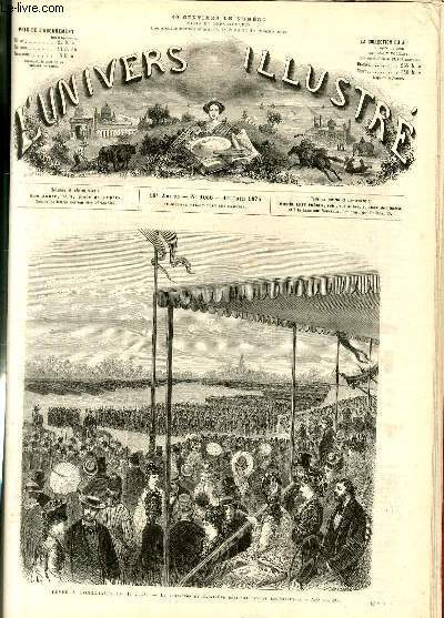 L'UNIVERS ILLUSTRE - DIX-HUITIEME ANNEE N° 1056 Revue de Longchamp, …