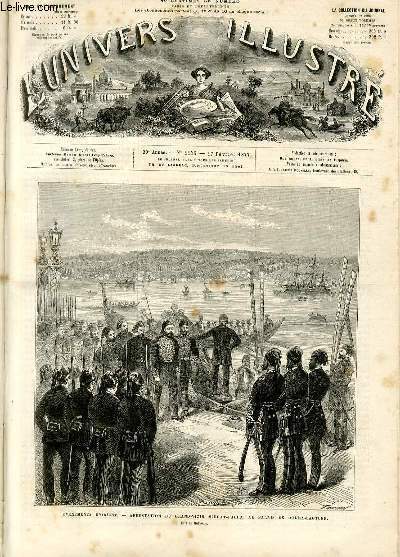 L'UNIVERS ILLUSTRE - VINGTIEME ANNEE N° 1143 Evénements d'Orient