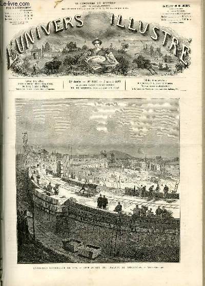 L'UNIVERS ILLUSTRE - VINGTIEME ANNEE N° 1150 Exposition Universelle de …