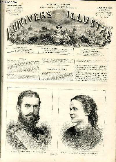 L'UNIVERS ILLUSTRE - VINGTIEME ANNEE N° 1158 S. A. Le …