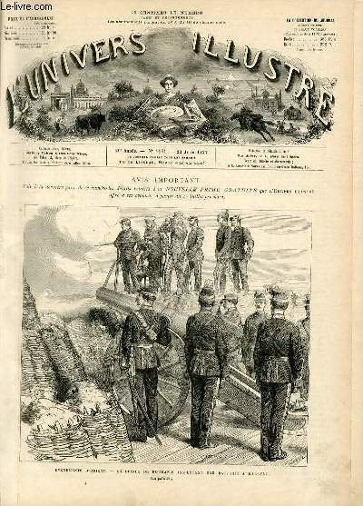 L'UNIVERS ILLUSTRE - VINGTIEME ANNEE N° 1161 - Evénements d'Orient, …