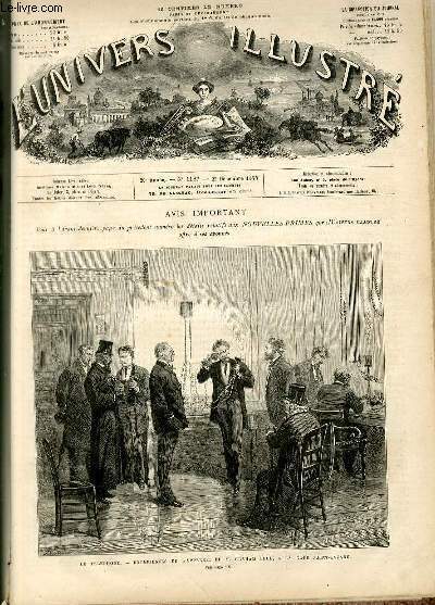 L'UNIVERS ILLUSTRE - VINGTIEME ANNEE N° 1187 - Le Telephone, …