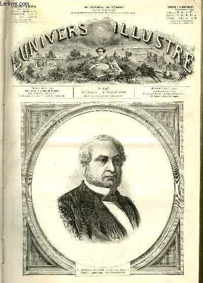 L'UNIVERS ILLUSTRE - VINGT-SEPTIEME ANNEE N° 1507 M. Eugène Rouher